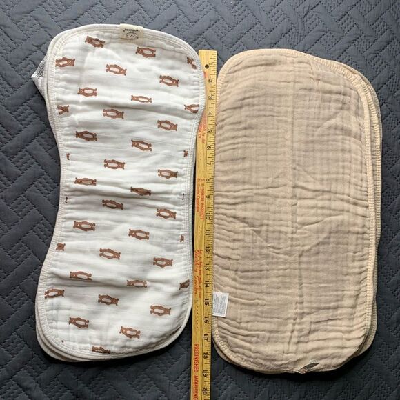 Baby Burp Cloths Set - Picture 2 of 5